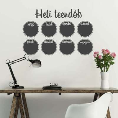 Tábla matrica - Heti teendők