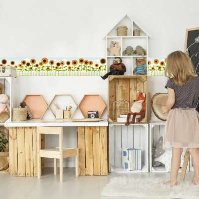 Bordűr - Napraforgó mező