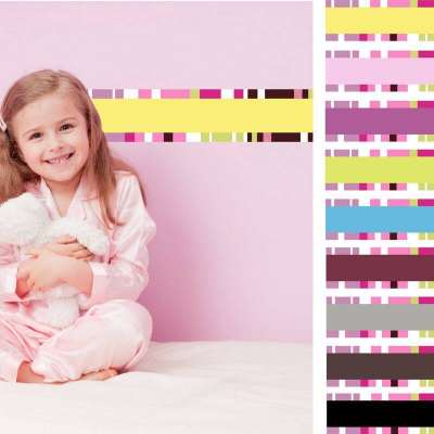 Bordűr - Színes vonalak