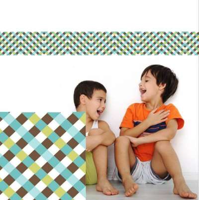 Tapéta csík - Kockák