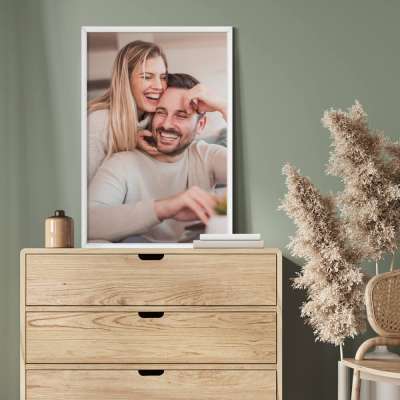 Fotóból készült kép fa képkerettel