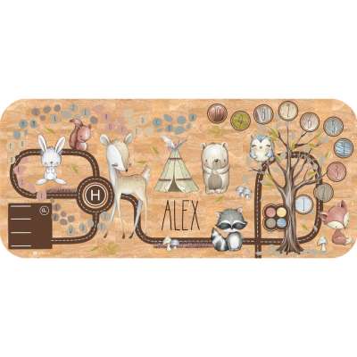 Parafaszőnyeg állatokkal lányoknak és fiúknak