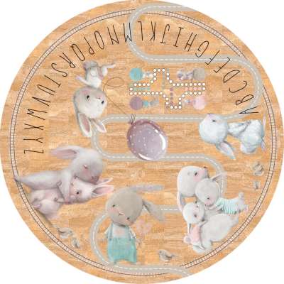 Utacskás gyerekszőnyeg, parafaszőnyeg lányoknak