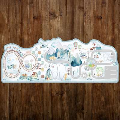 Utacskás játszószőnyeg az ágyhoz fiúknak