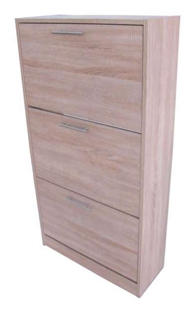 Vario cipőszekrény, fehérített tölgy