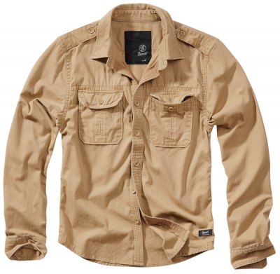 Brandit Vintage férfi ing, khaki