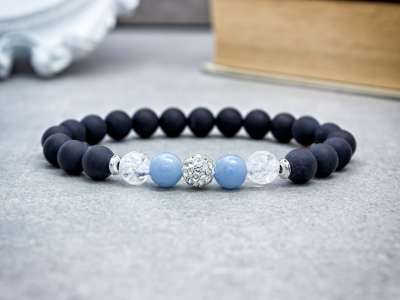 Harmónia fénye vegyes ásvány karkötő