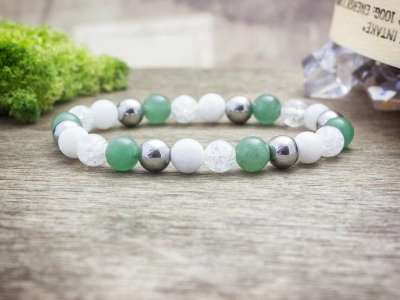 Menta vitalitás vegyes ásvány karkötő