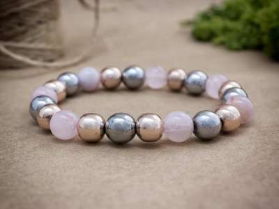 Vintage vegyes ásvány karkötő