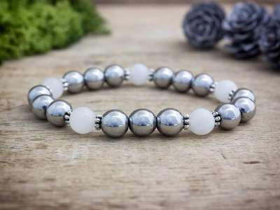 Mode Duo vegyes ásvány karkötő