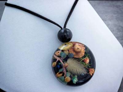 Indián nyár műgyanta nyaklánc