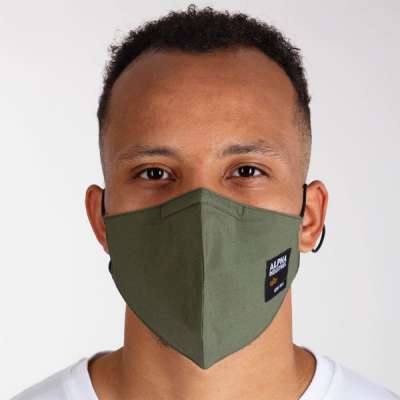 Arc Mask Alpha Industries Label Face Mask Olive