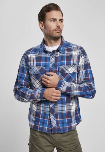 Brandit Checked Shirt navy