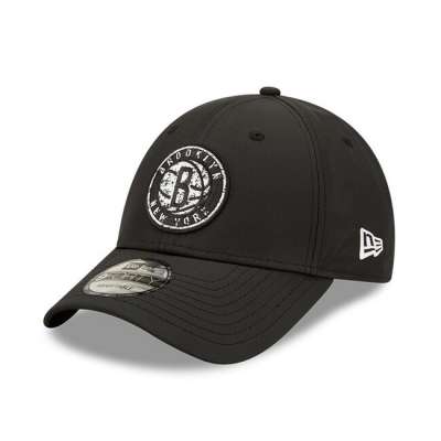 Sapka New Era 9Forty Black White Brooklyn Nets