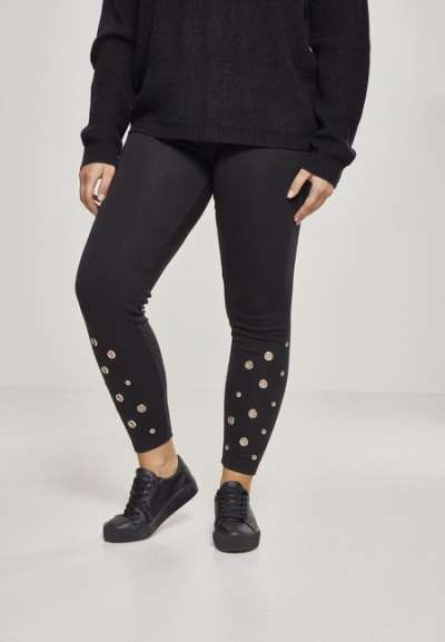 Urban Classics Ladies Eyelet Leggings black