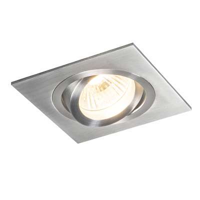 Okos süllyesztett spotlámpa acél WiFi GU10 dönthető - Lock 1