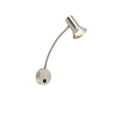 Acél fali lámpa rugalmas karral - Karin flex
