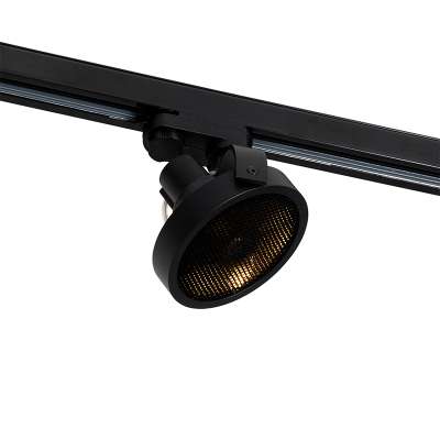 Modern 3 fázisú sínlámpa fekete - Master 111 Honey