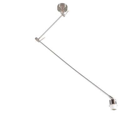 Acél lógólámpa árnyékoló nélkül állítható - Blitz