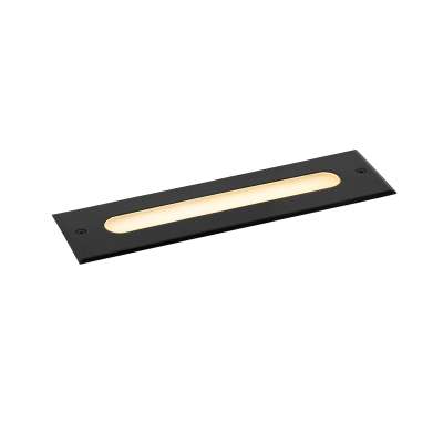 Modern fekete talajspot 30 cm LED-del, IP65 - Eline