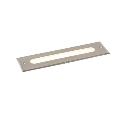 Modern talajszpot acél 30 cm LED-del IP65 - Eline