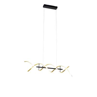 Arany függőlámpa beépített LED-del, 3 fokozatú Kelvin-szabályozással - Henk