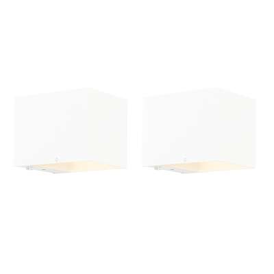 2 db-os fehér fali lámpa készlet, dimmerrel, újratölthető - Joris