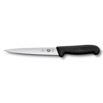 VICTORINOX FIBROX filéző kés 5.3703.18 - fekete