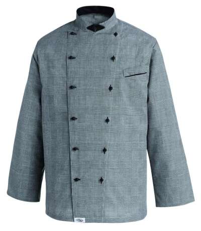 Szakácskabát EGOchef Albert Galles (szürke kockás)