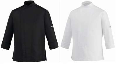 Szakácskabát EGOchef GUY - fekete vagy fehér