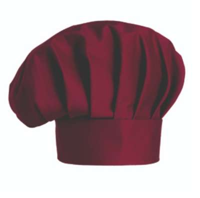 Szakács sapka EGOchef magas - bordó