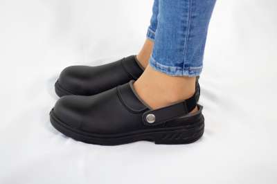 Munka lábbeli PORTWEST Steelite™ Safety Clog - fekete