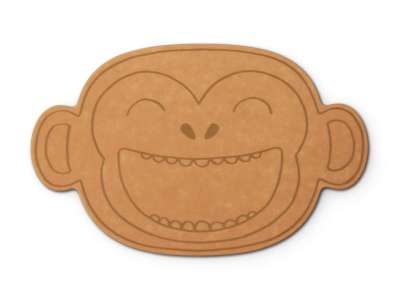Gyermek vágó/tálalódeszka - Continenta - Majom