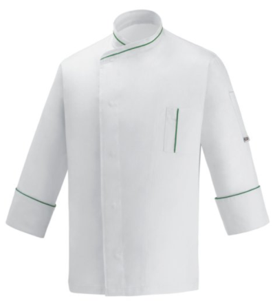 Szakácskabát EGOchef MICROTEC hosszú ujjú - fehér
