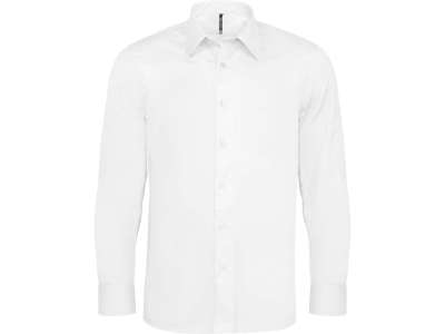 Férfi pincér ing KARIBAN - fehér - hosszú ujjú