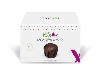 Kakaós protein muffin (6 adag)