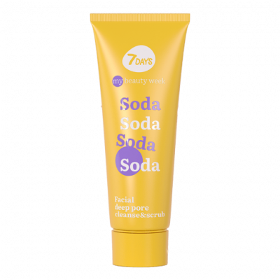 7Days My Beauty Week Soda mélytisztító 2in1 maszk és radír - 80 ml