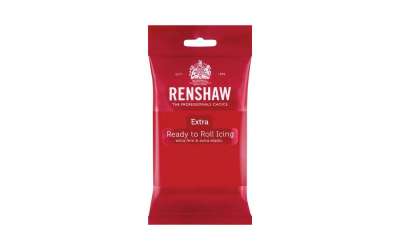 Piros bevonat - hengerelt fondant Red- 250 g - Renshaw