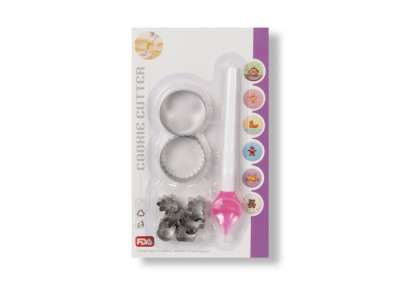 Linzer forma szett, Állatmintás – 9 kiszúró és dekor kanál