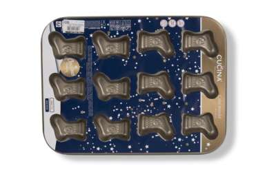 Csizma alakú 12 adagos karácsonyi muffin sütőforma