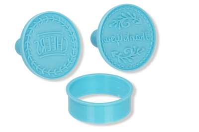 Sütipecsét Szett – 3 Részes Feliratos, Kiszúróval