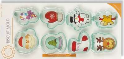 Karácsonyi Sütikiszúró Készlet, 8 Részes, Műanyag - Ideális Karácsonyi Sütéshez