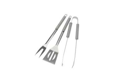 3 db-os rozsdamentes grilleszköz készlet