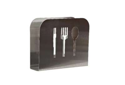 15 cm-es fém szalvétatartó