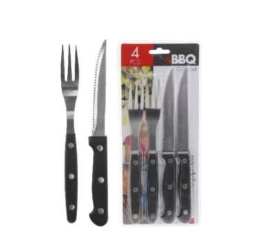 4 részes steak kés és villa készlet