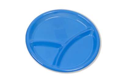 Kerek Osztott Tálca, 25 cm - Műanyag, Praktikus Konyhai Eszköz