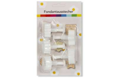 5 részes műanyag feliratos keksz kiszúró készlet