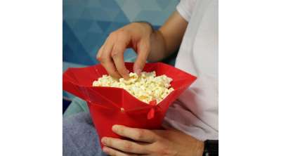 Szilikon popcorn készítő edény