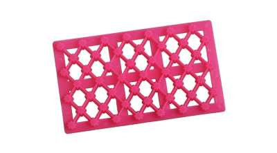 Apró virágok fondant mintázó rács