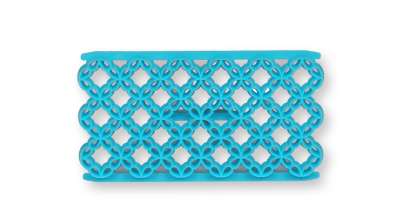 Gyöngyszemek fondant mintázó rács